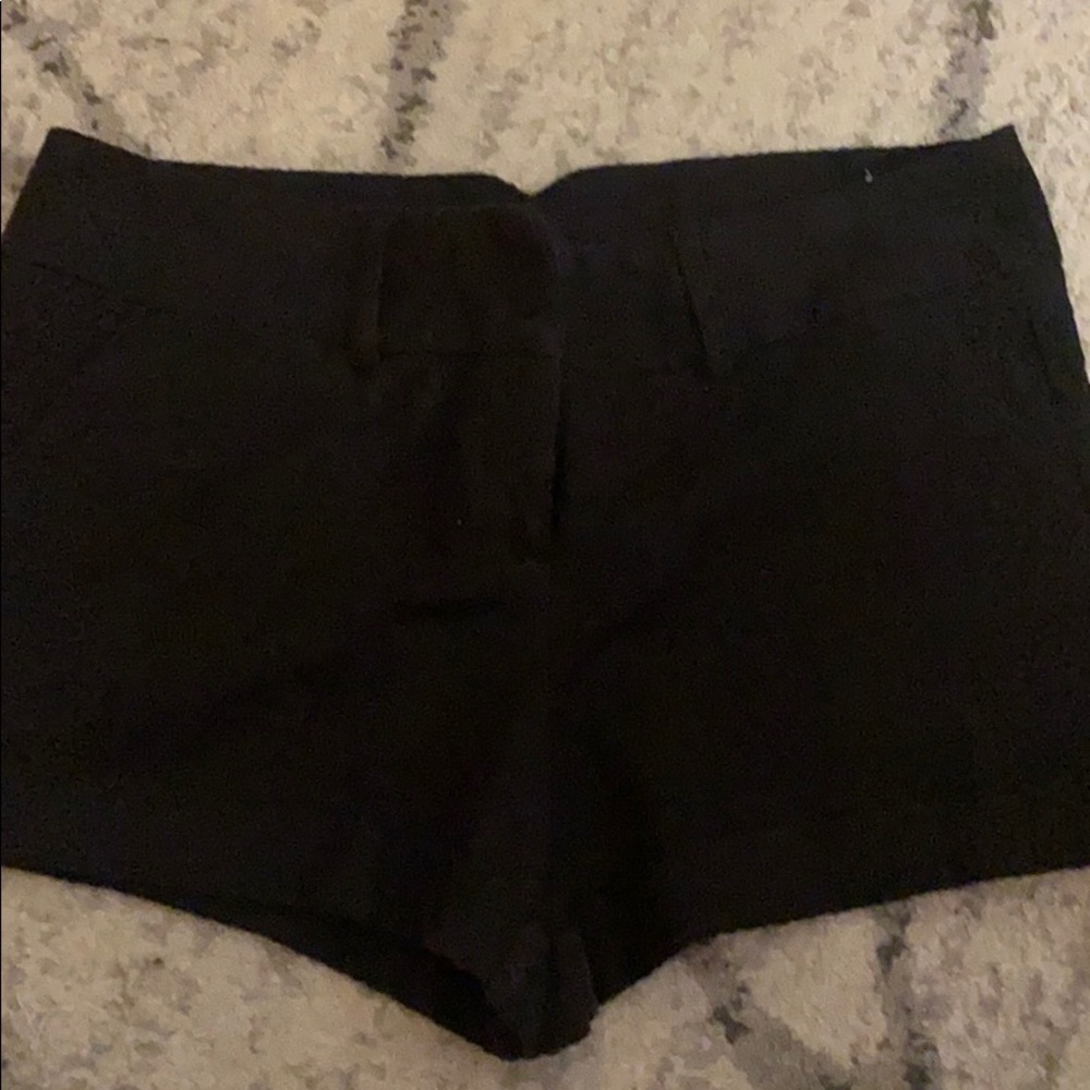 Maurices black crochet shorts